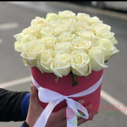 21 роз в коробке