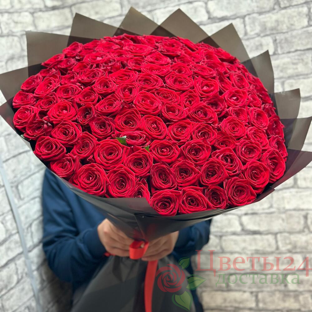 1726443855_32052273.jpg Букет из 101 розы 70 см — изображение 1