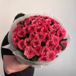 Букет из 45 пионовидных роз «Императорский» | Купить с доставкой